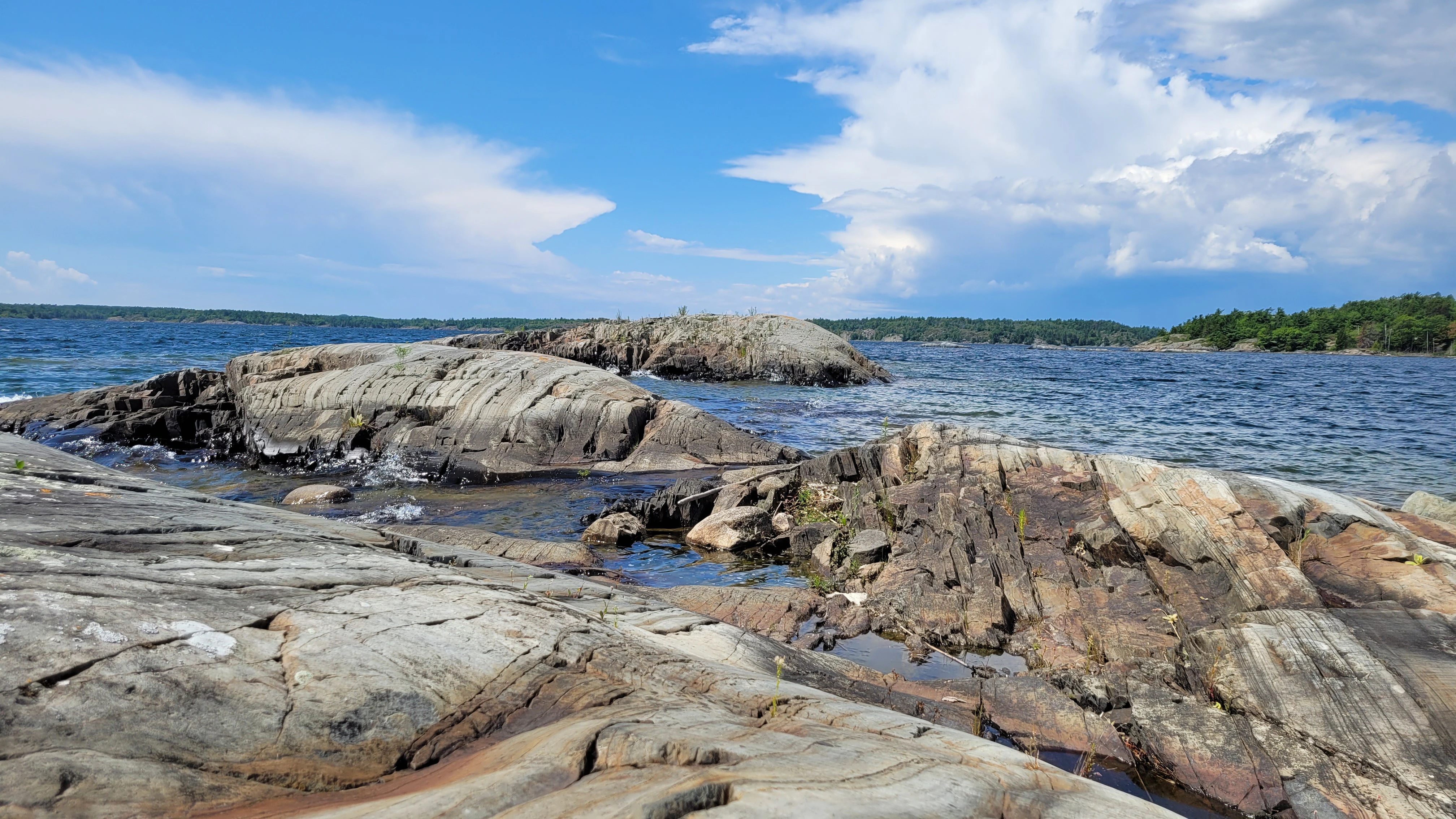 Benjamin Islands Shoreline in the evening