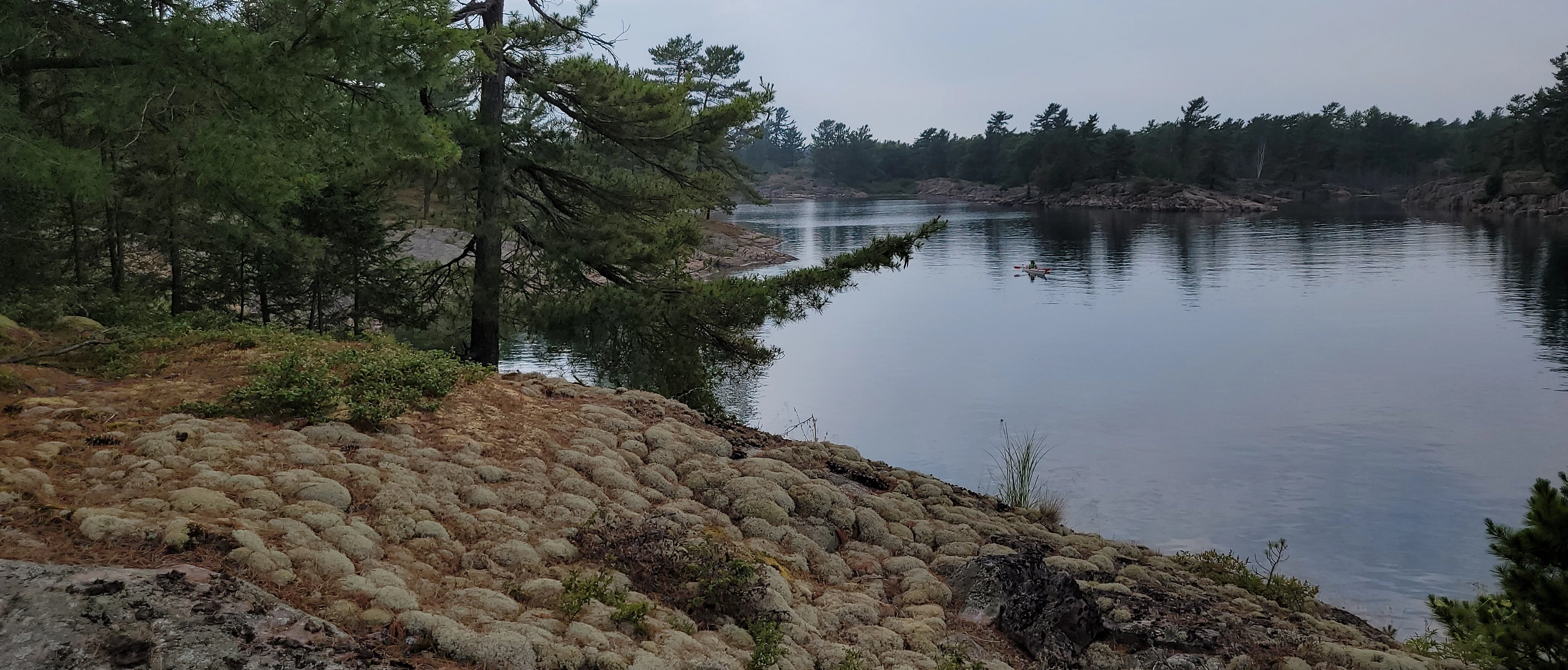 Return paddle from Phillip Edward Island through Georgian Bay