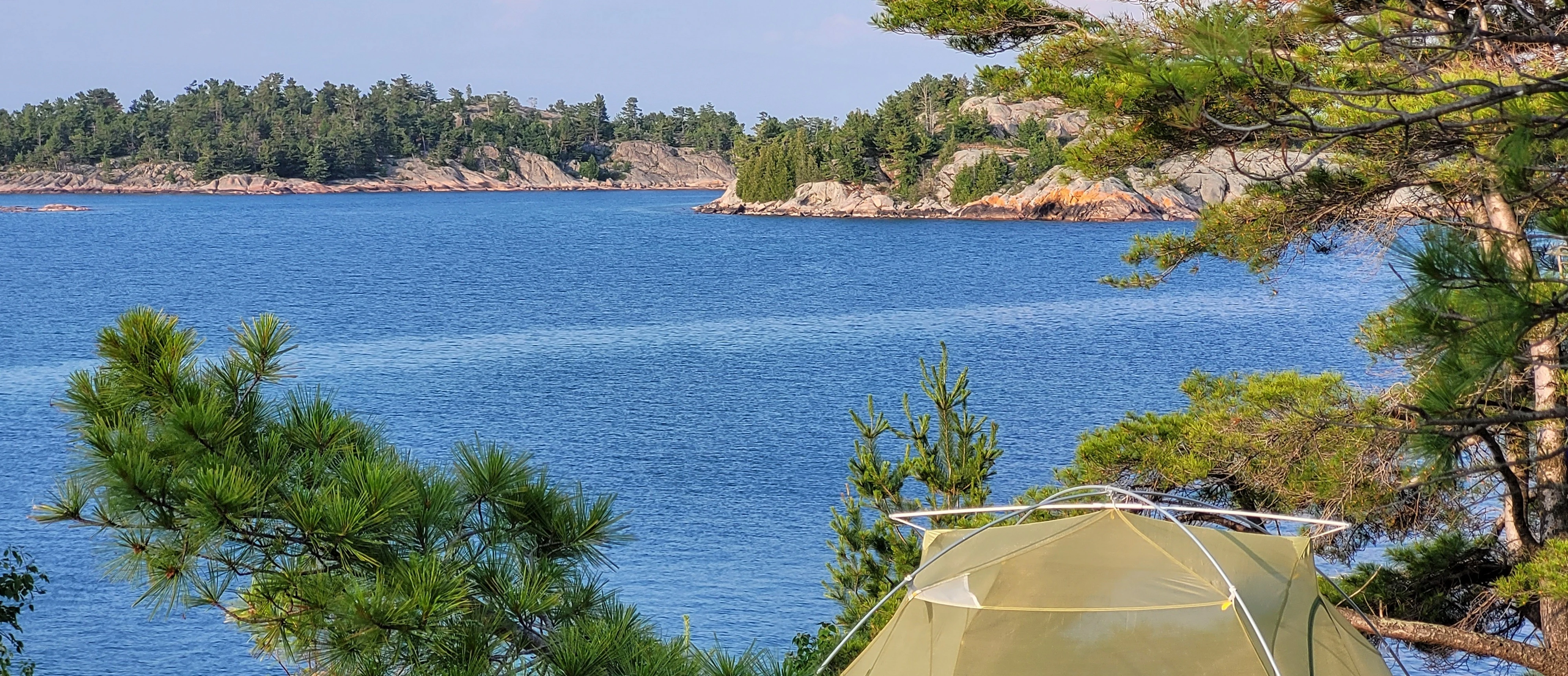 Camping on West Fox Island in Georgian Bay