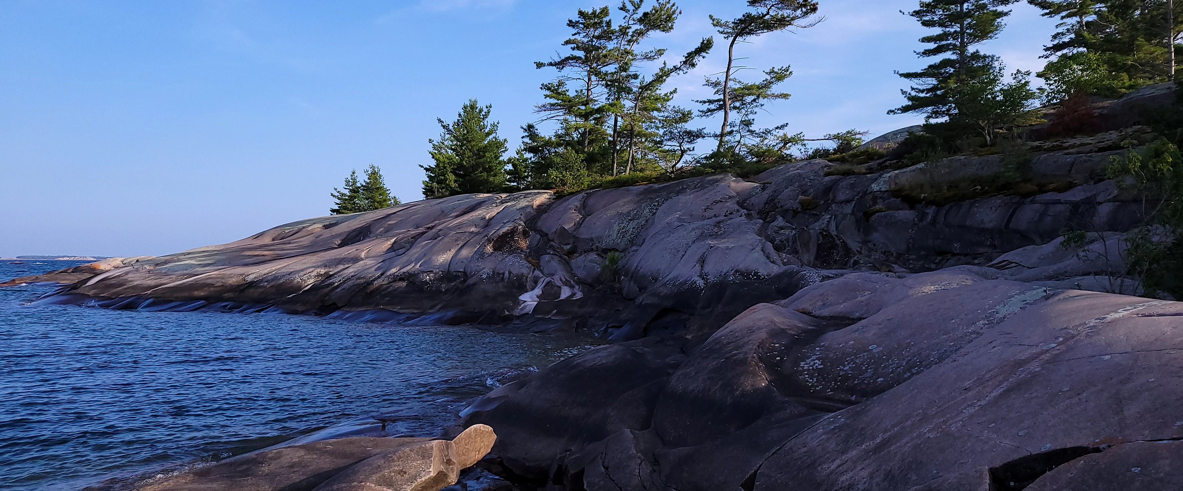East side shoreline of West Fox Island