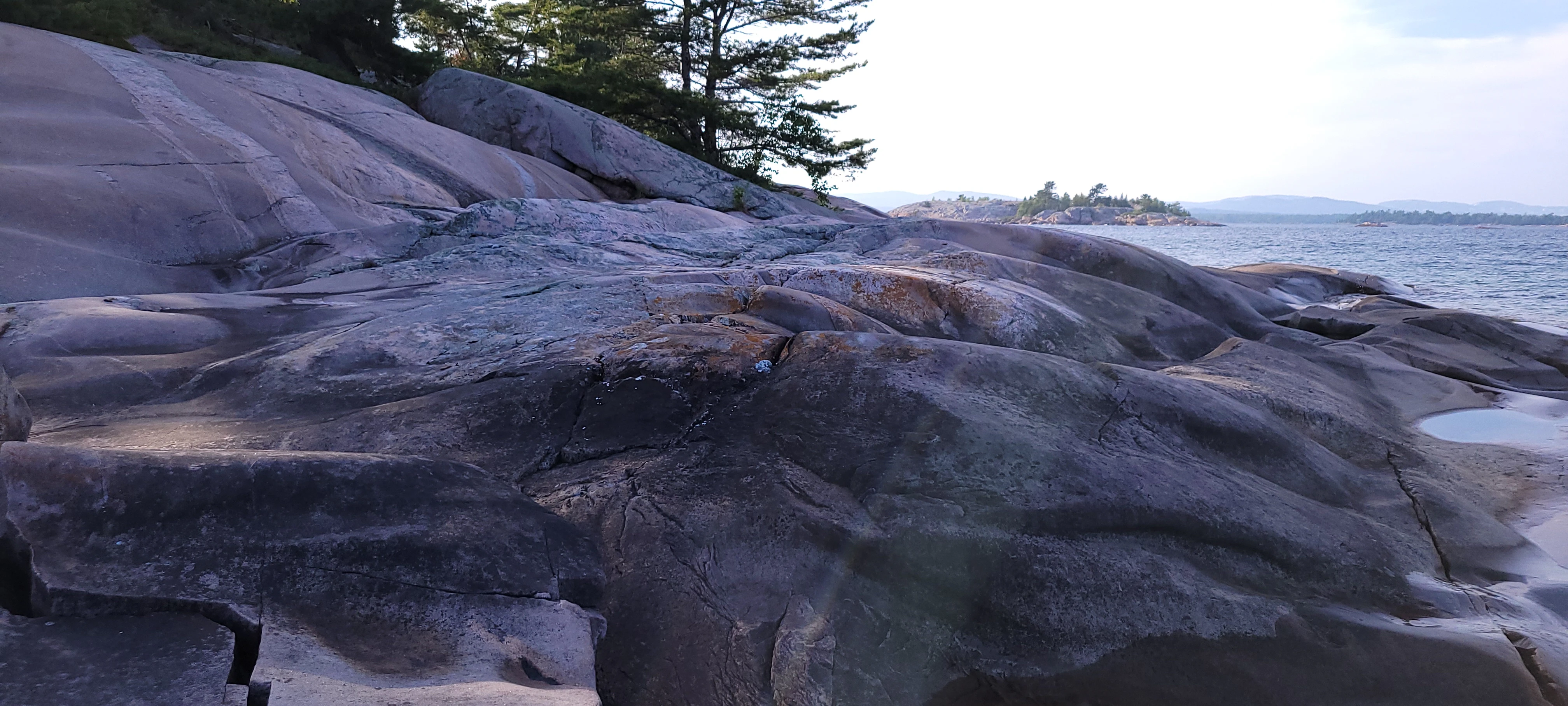 View from the West FOx Island in Killarney, Ontario, Canada