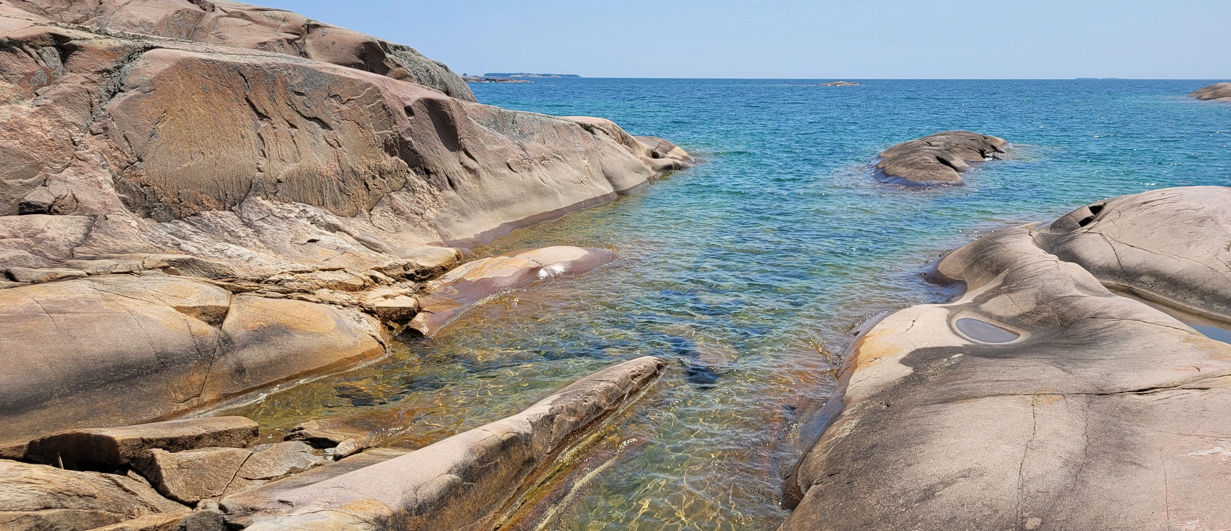 Southern shoreline of West Fox Island
