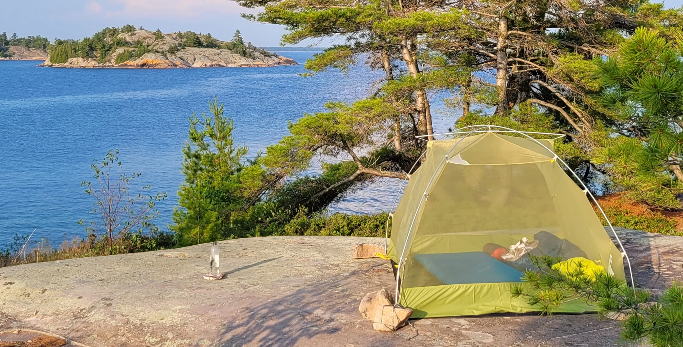 Marmot Tungsten UL 3P Tent - Ultralight 3 person on a Georgian Bay Island