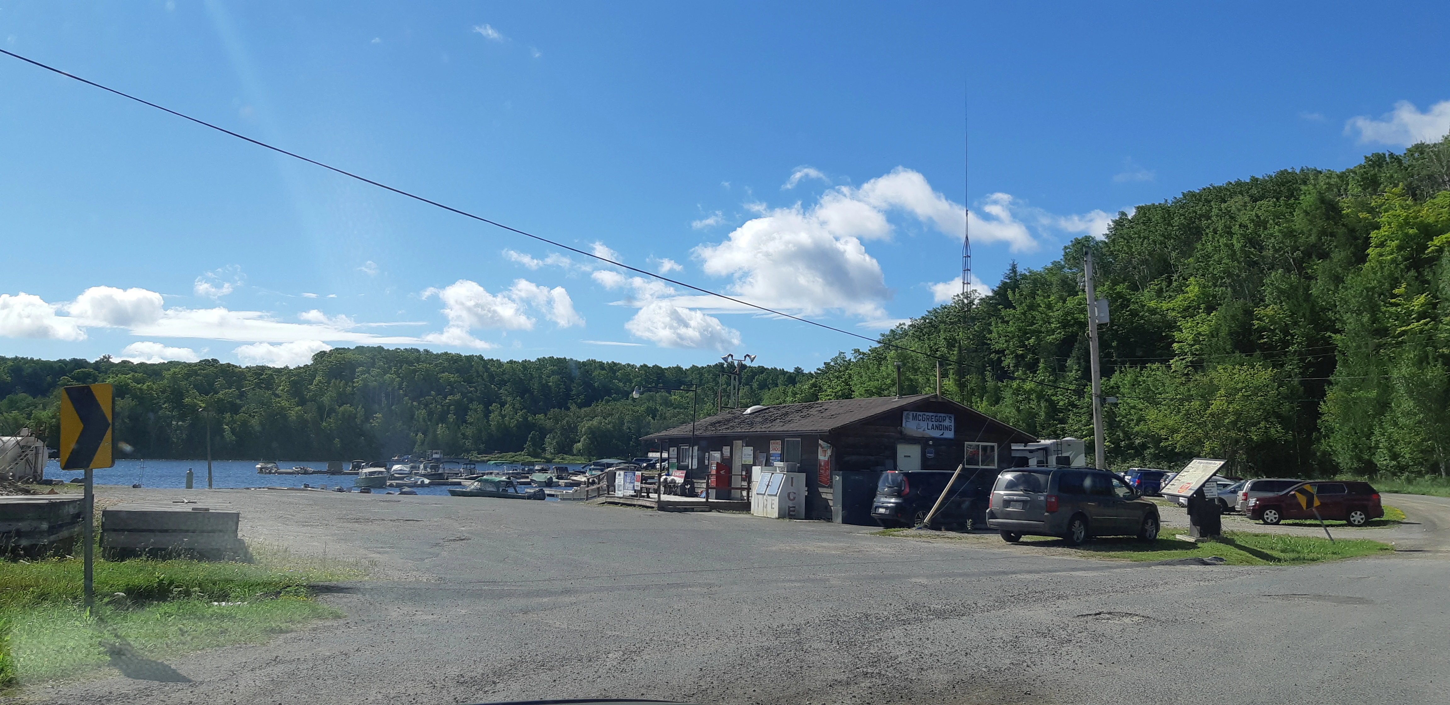 A view of the J&G Marina at McGregor Landing in Ontario, Canada